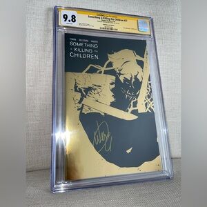 SOMETHING IS KILLING THE CHILDREN #37 CGC SS 9.8 Signed by WERTHER DELL’EDERA